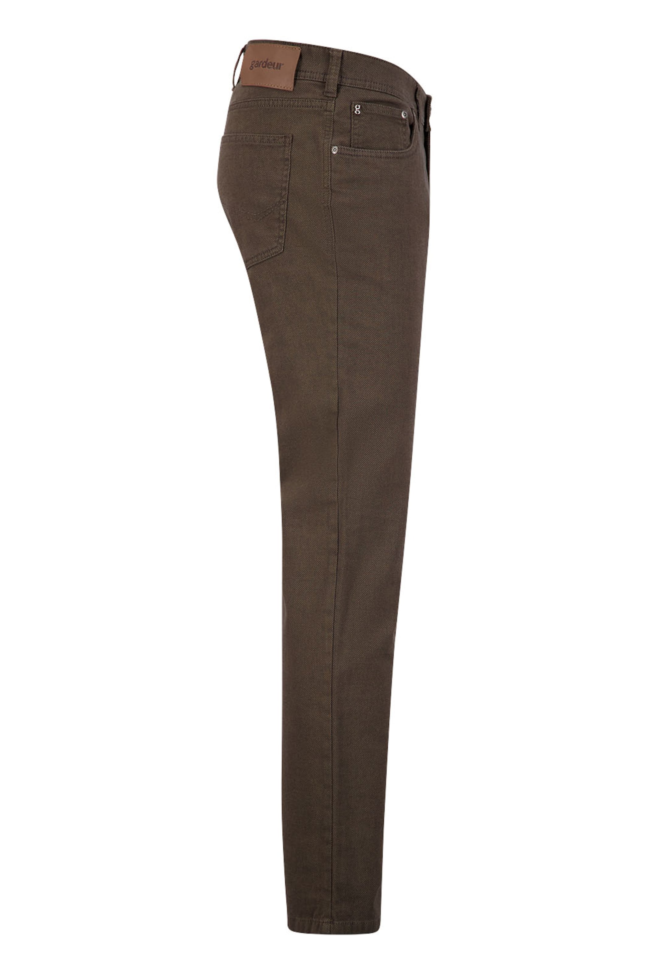Gardeur Slimfit Broek in Bruin