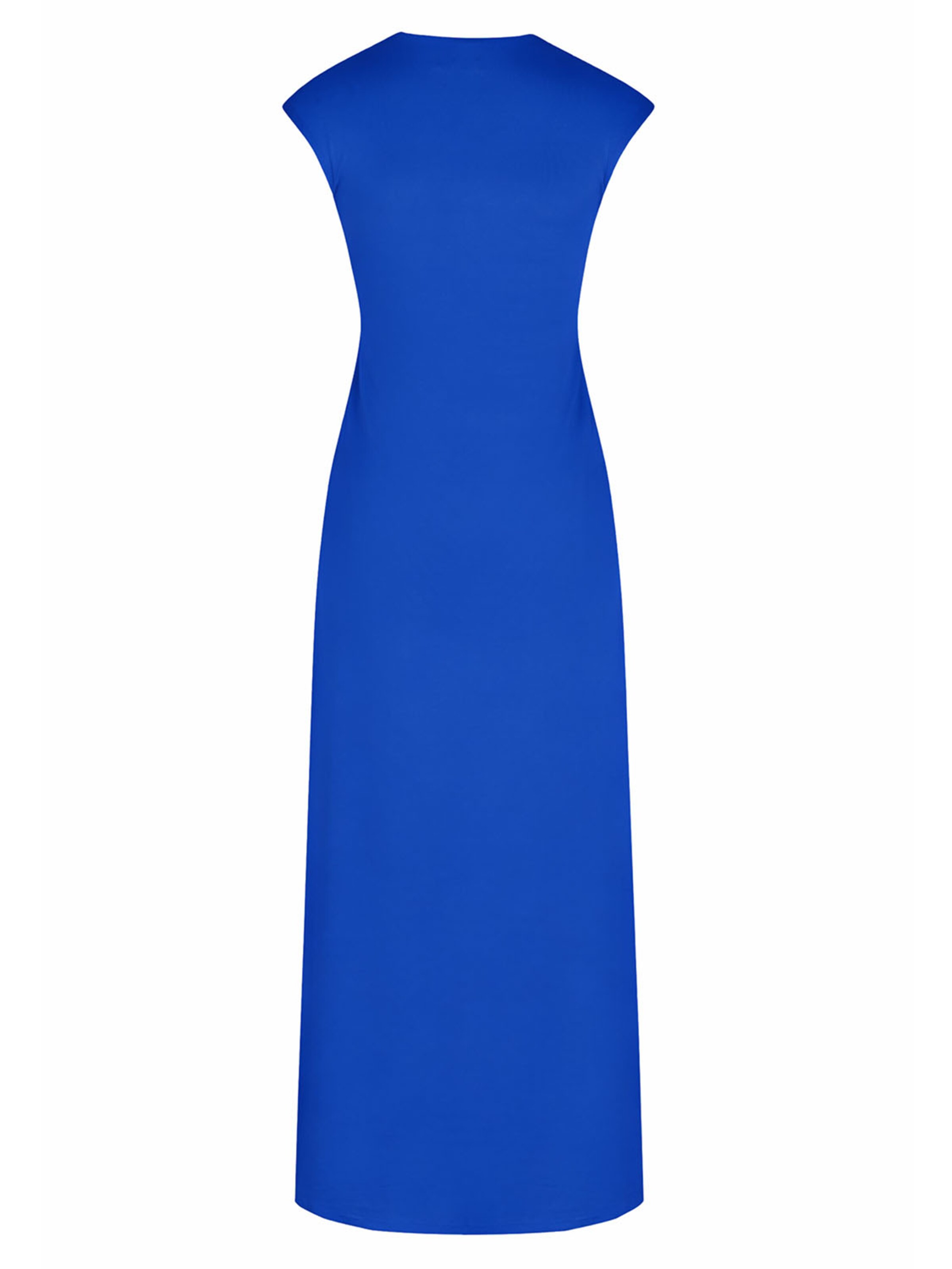 Chic by Lirette Jurk 'Kimono dress Natural' in Blauw