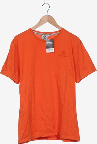 Carlo Colucci T-Shirt L in Orange: predná strana