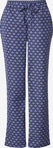 WLD Regular Broek 'Open' in Blauw: voorkant