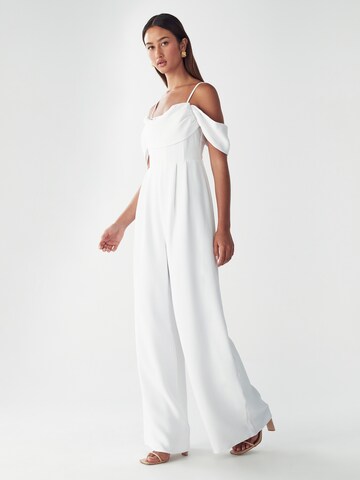 Willa - Jumpsuit 'Albany' en blanco