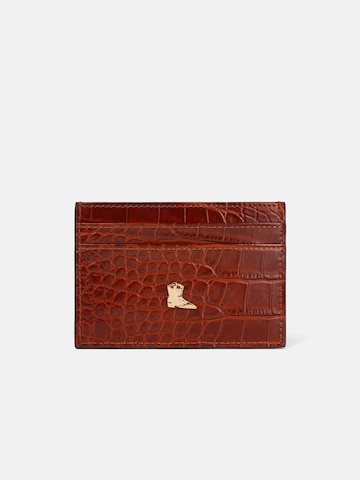 L37 HANDMADE SHOES Wallet in Brown: front