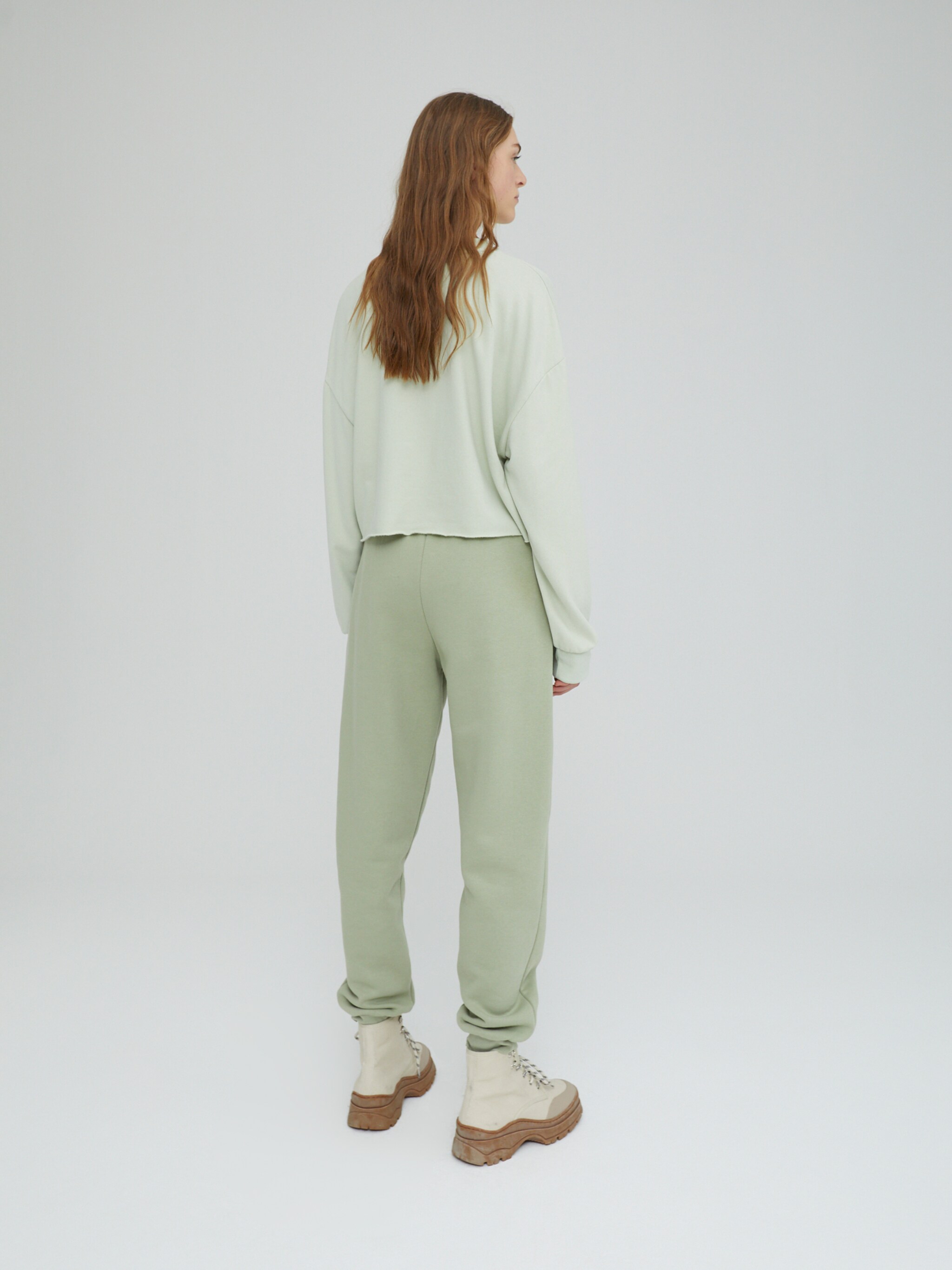 EDITED Producten Broek 'Riley' Groen