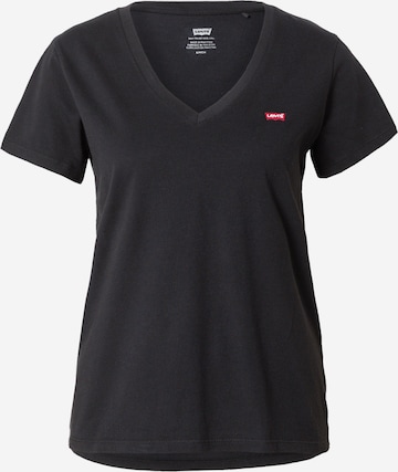 LEVI'S ® - Camisa '2Pack Vneck Tee' em preto: frente