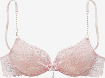 LASCANA Push-up BH in Pink: predná strana