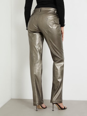 GUESS Regular Pants in Silver