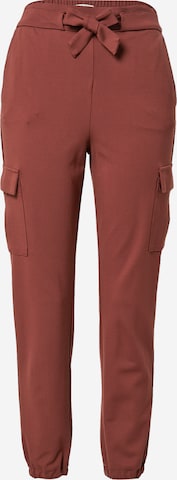 Pantalon cargo 'Poptrash' ONLY en rouge : devant