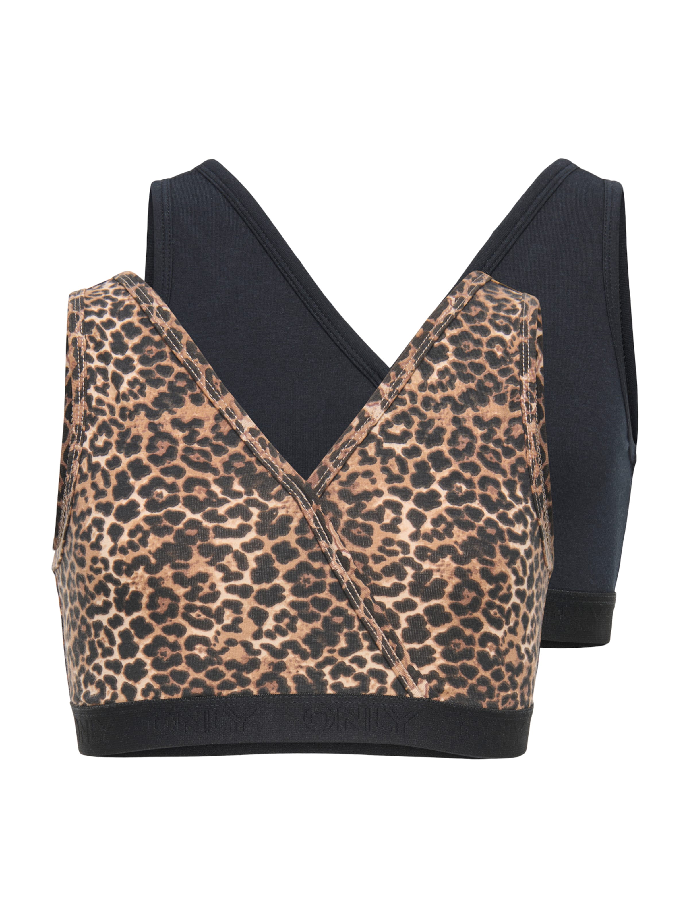 ONLY GIRLS Bustier Biustonosz 'KOGLOLA' w kolorze brązowy: przód