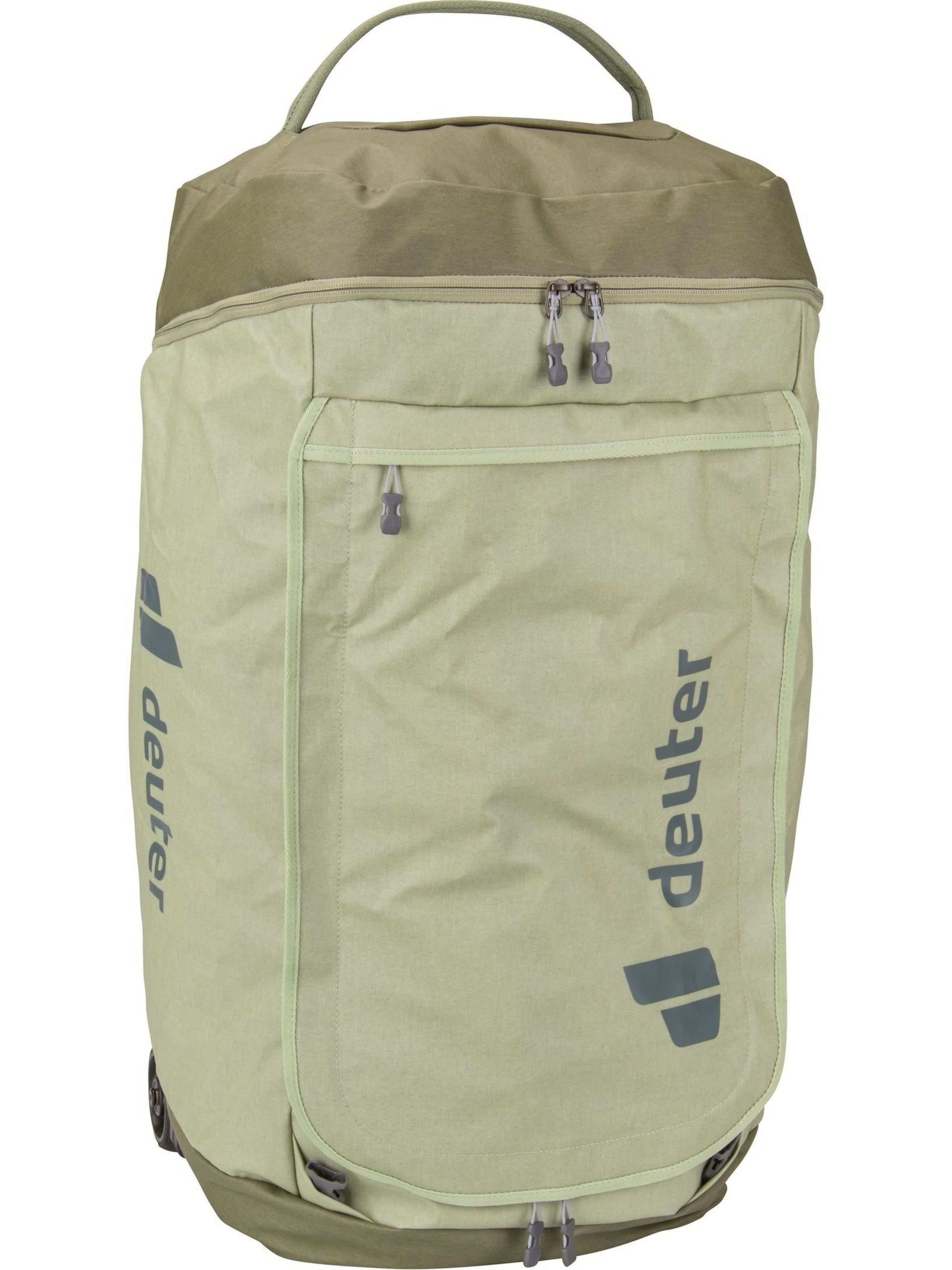 DEUTER Travel bag 'Duffel Pro Roller 90' in Green: front