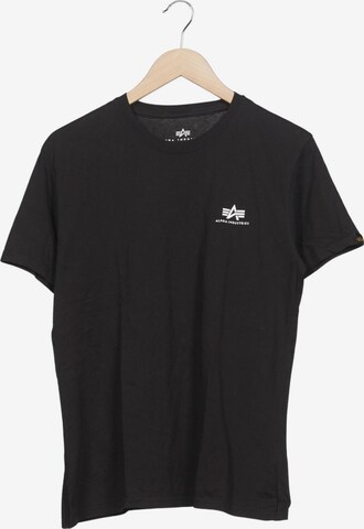 ALPHA INDUSTRIES Shirt in L in Black: front