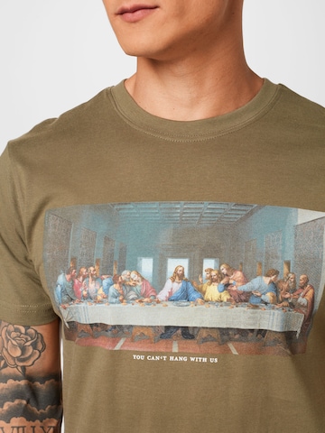 MT Men قميص 'Can´t Hang With Us' بلون أخضر