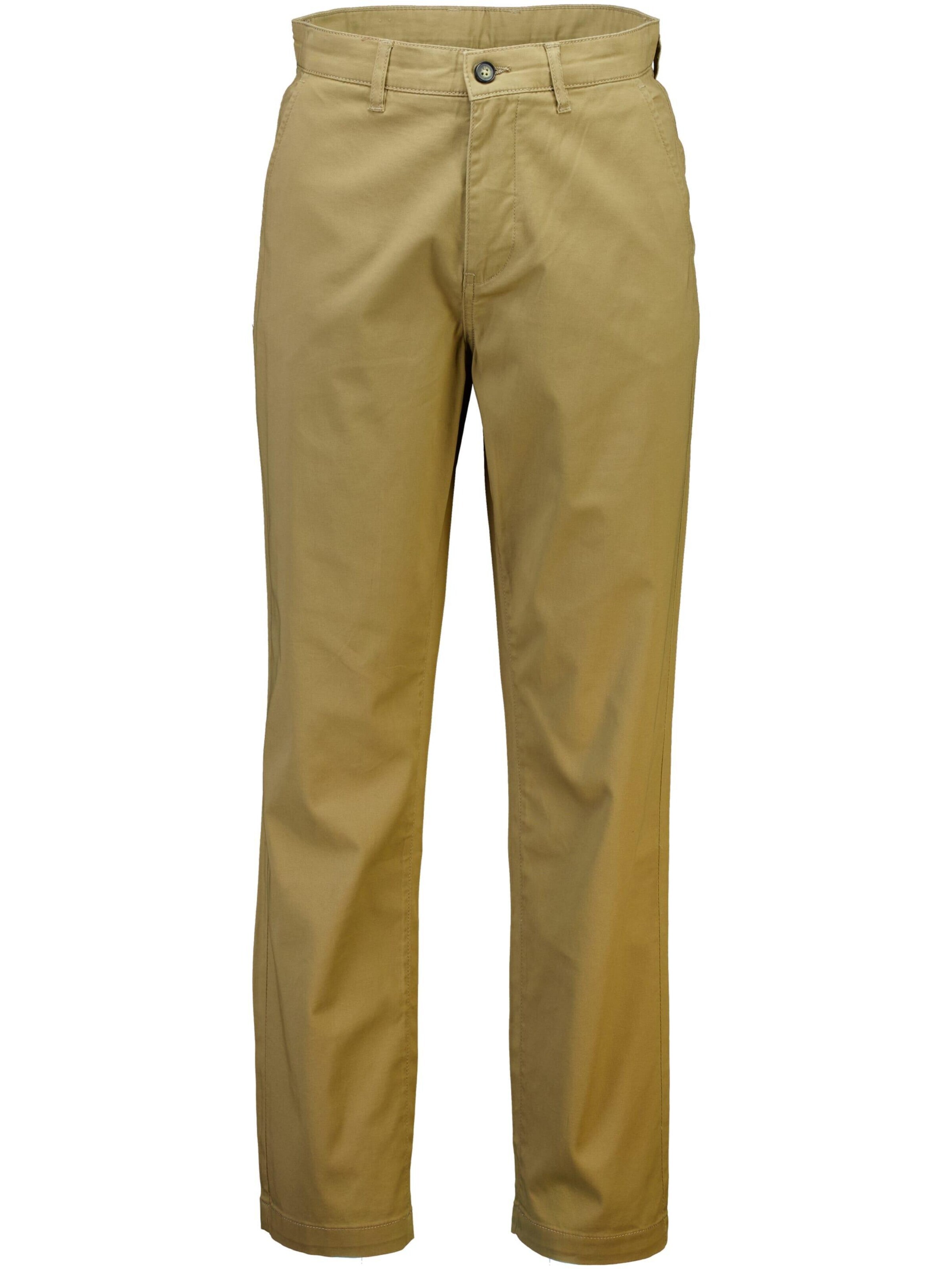 Pantalon chino Lindbergh en beige : devant