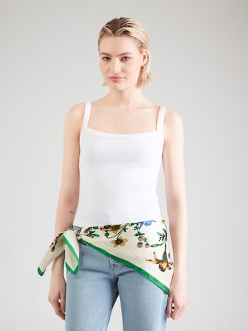 Abercrombie & Fitch Top in White: front