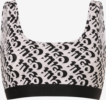 HUGO Bralette Bra in Black: front