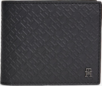 TOMMY HILFIGER Wallet in Black: front