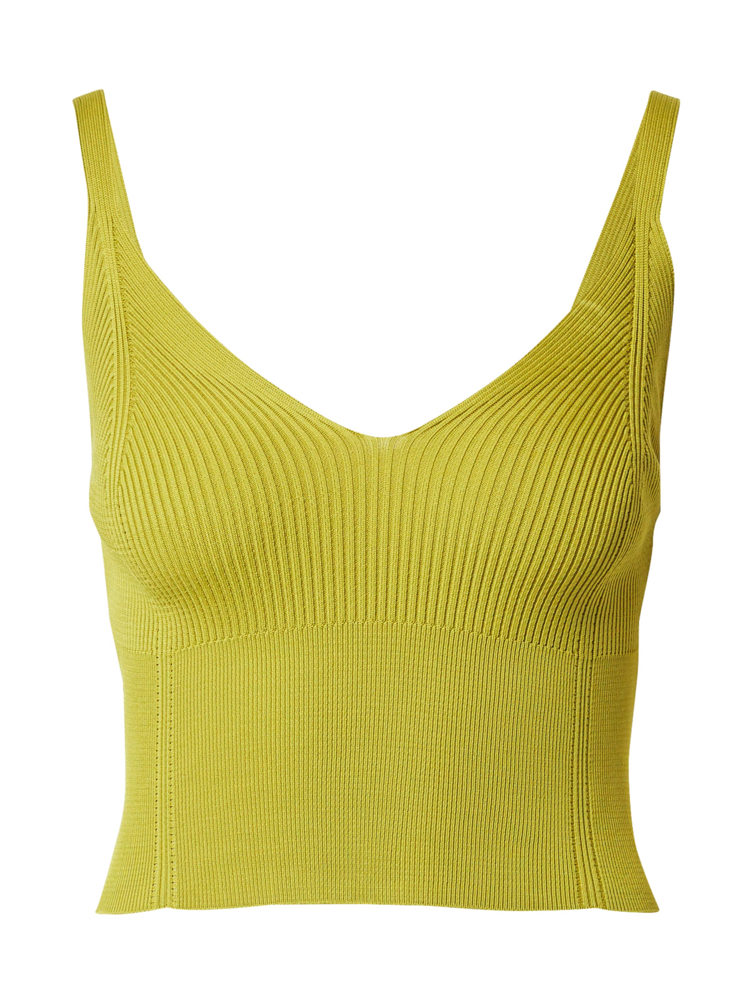 Koton Πλεκτό τοπ σε πράσινο: μπροστά