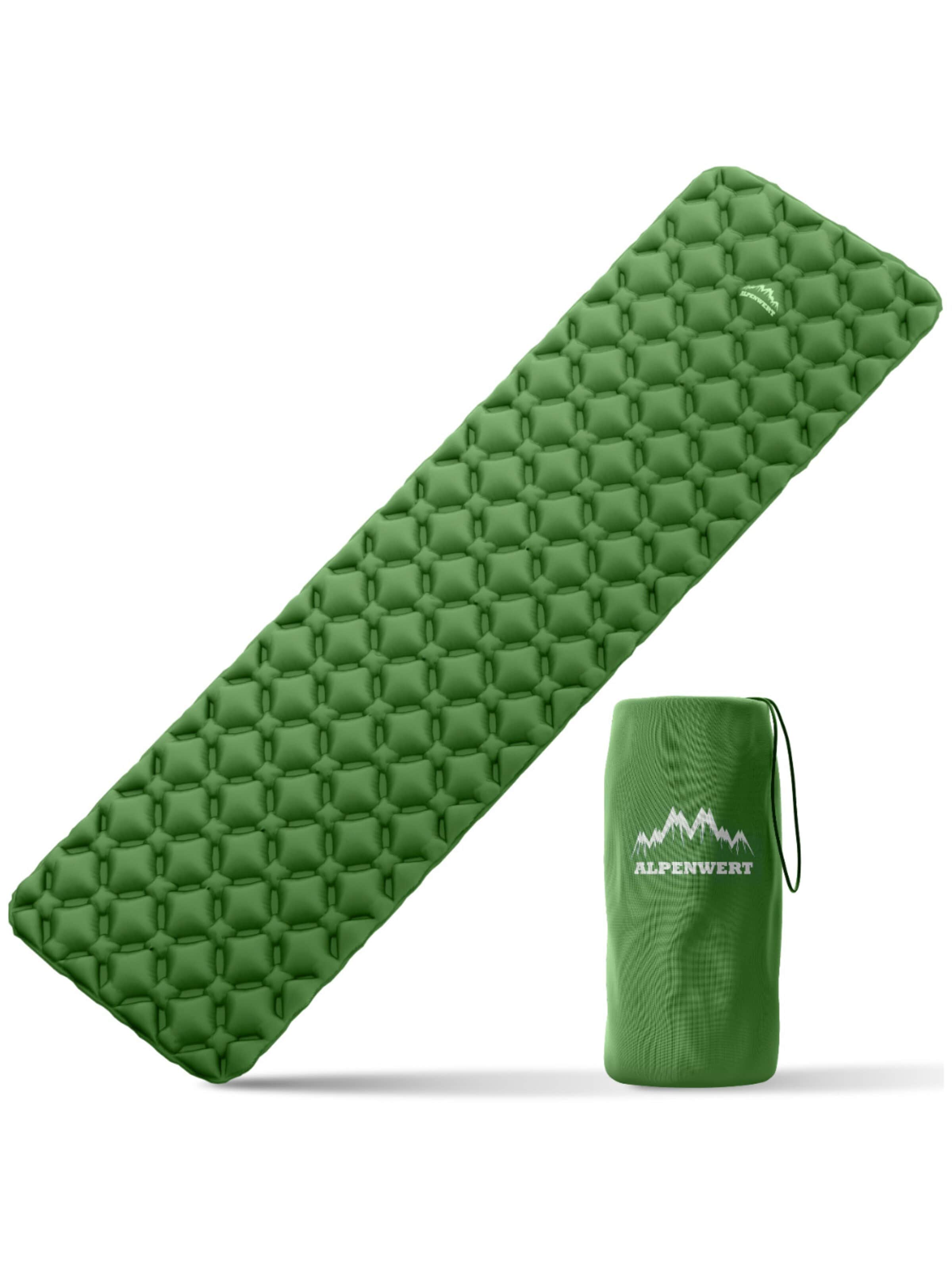 Alpenwert Mat 'Outdoor Isomatte' in Green: front