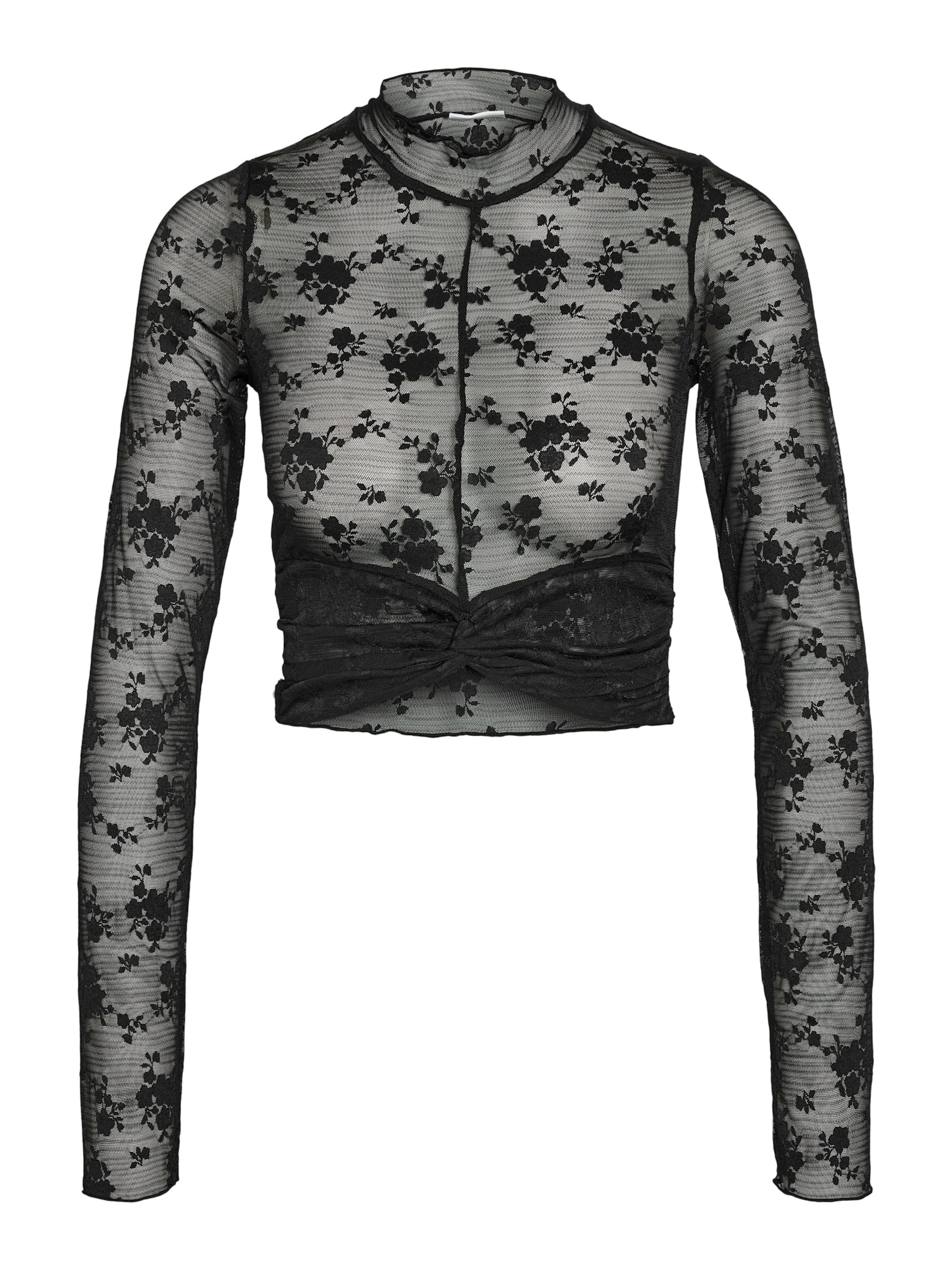 Noisy may Μπλουζάκι &#x27;NMEVE&#x27; σε μαύρο: μπροστά