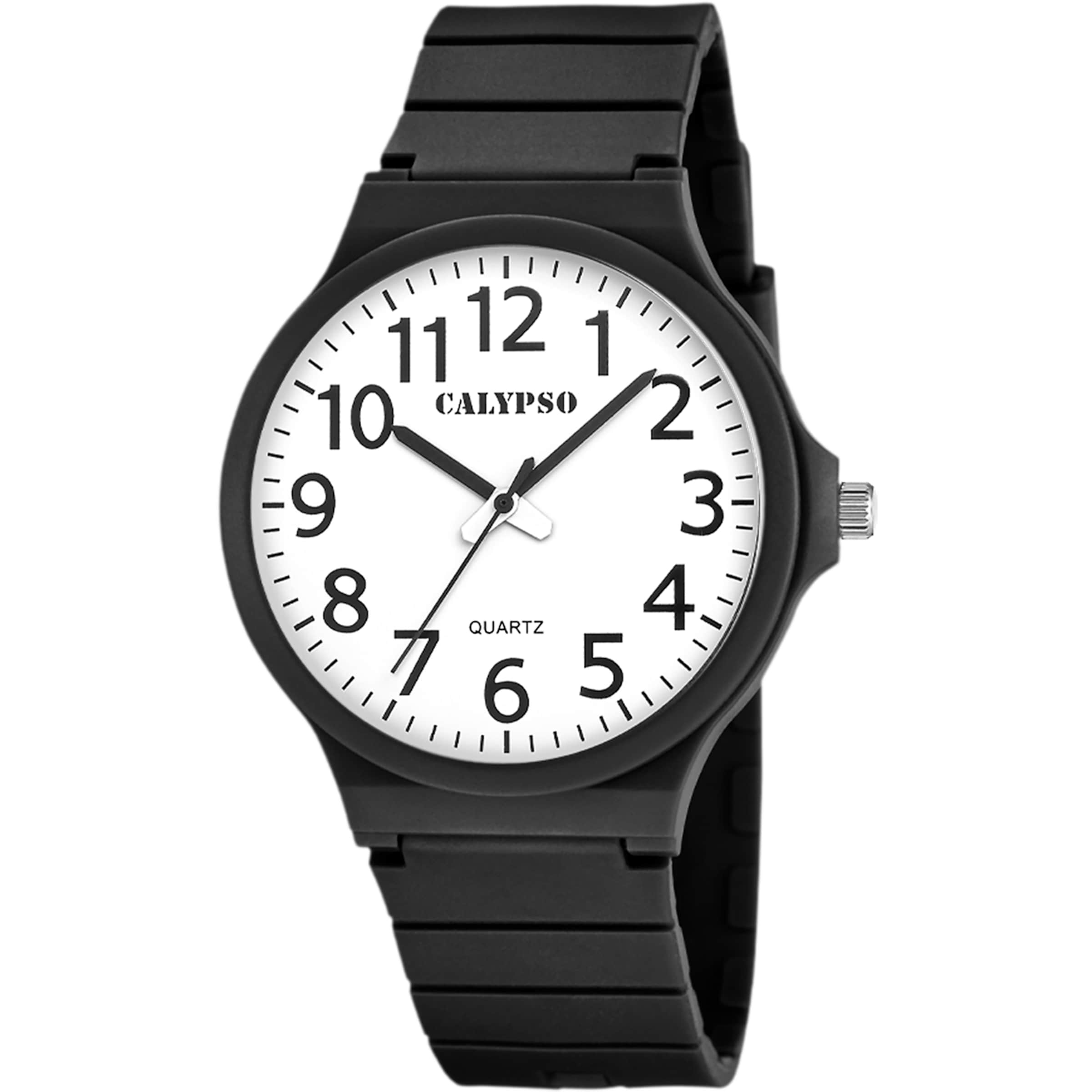 CALYPSO WATCHES Uhr in Schwarz: Vorderseite