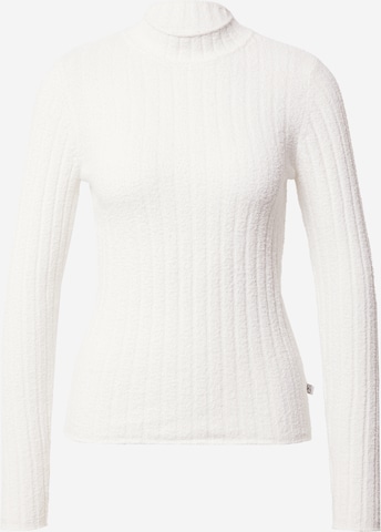 Pull-over QS en blanc : devant