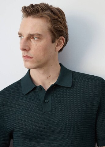 MANGO MAN Poloshirt 'Talaia' in Grün