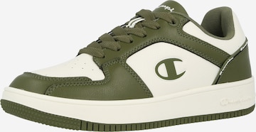 Baskets basses 'REBOUND 2.0' Champion Authentic Athletic Apparel en vert : devant