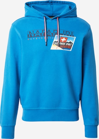 NAPAPIJRI Mikina 'B-PORTALET' - Modrá: predná strana