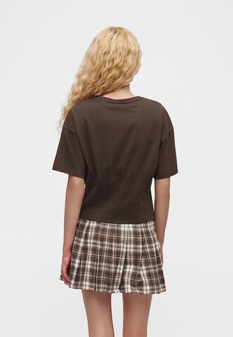 MSCH COPENHAGEN Shirt 'Kadance' in Brown