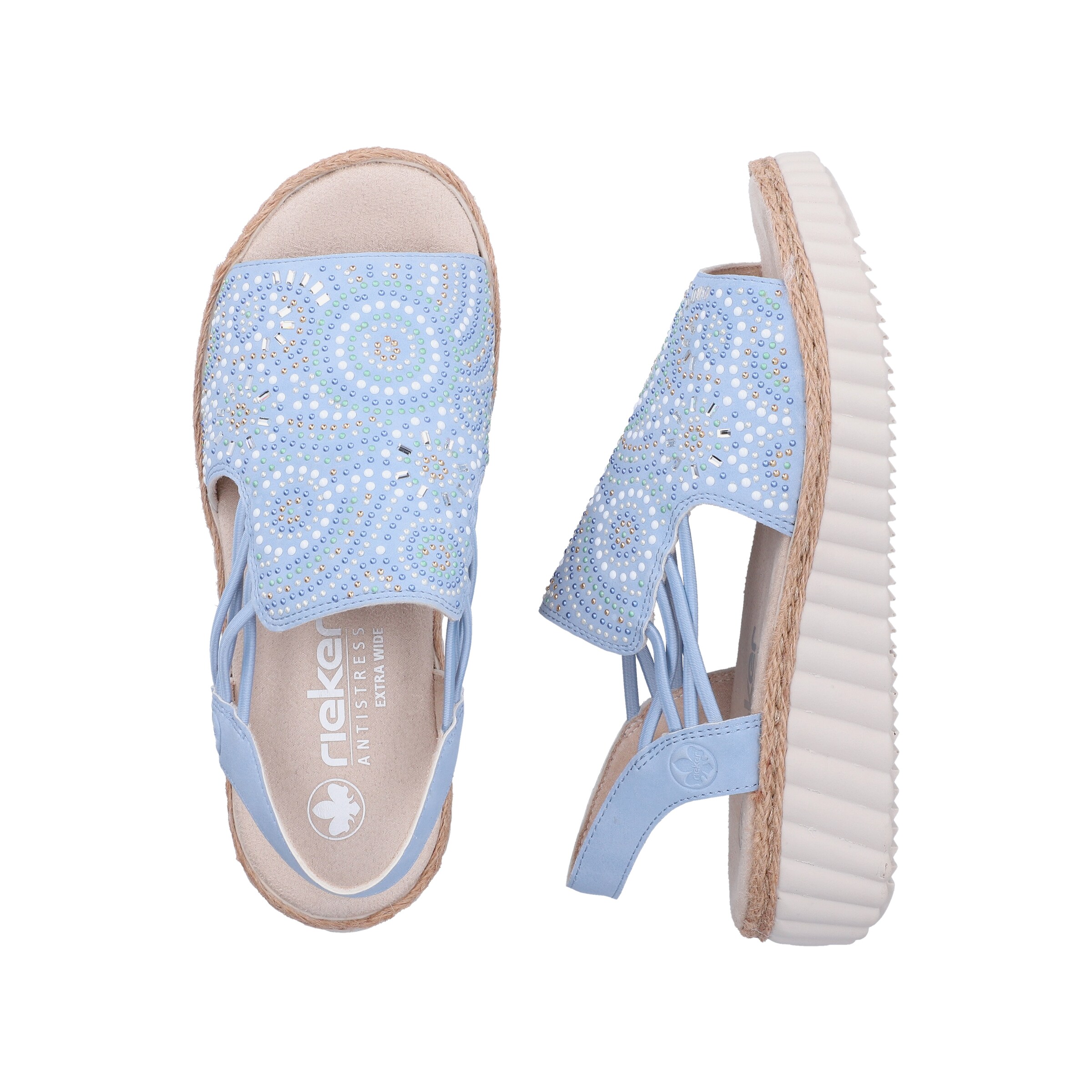 Rieker Sandale in Blau