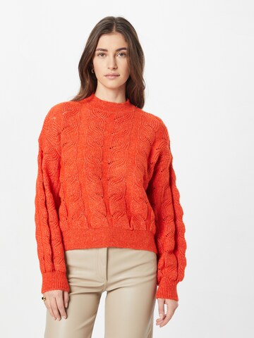 Pull-over 'TANAYA' PIECES en rouge : devant