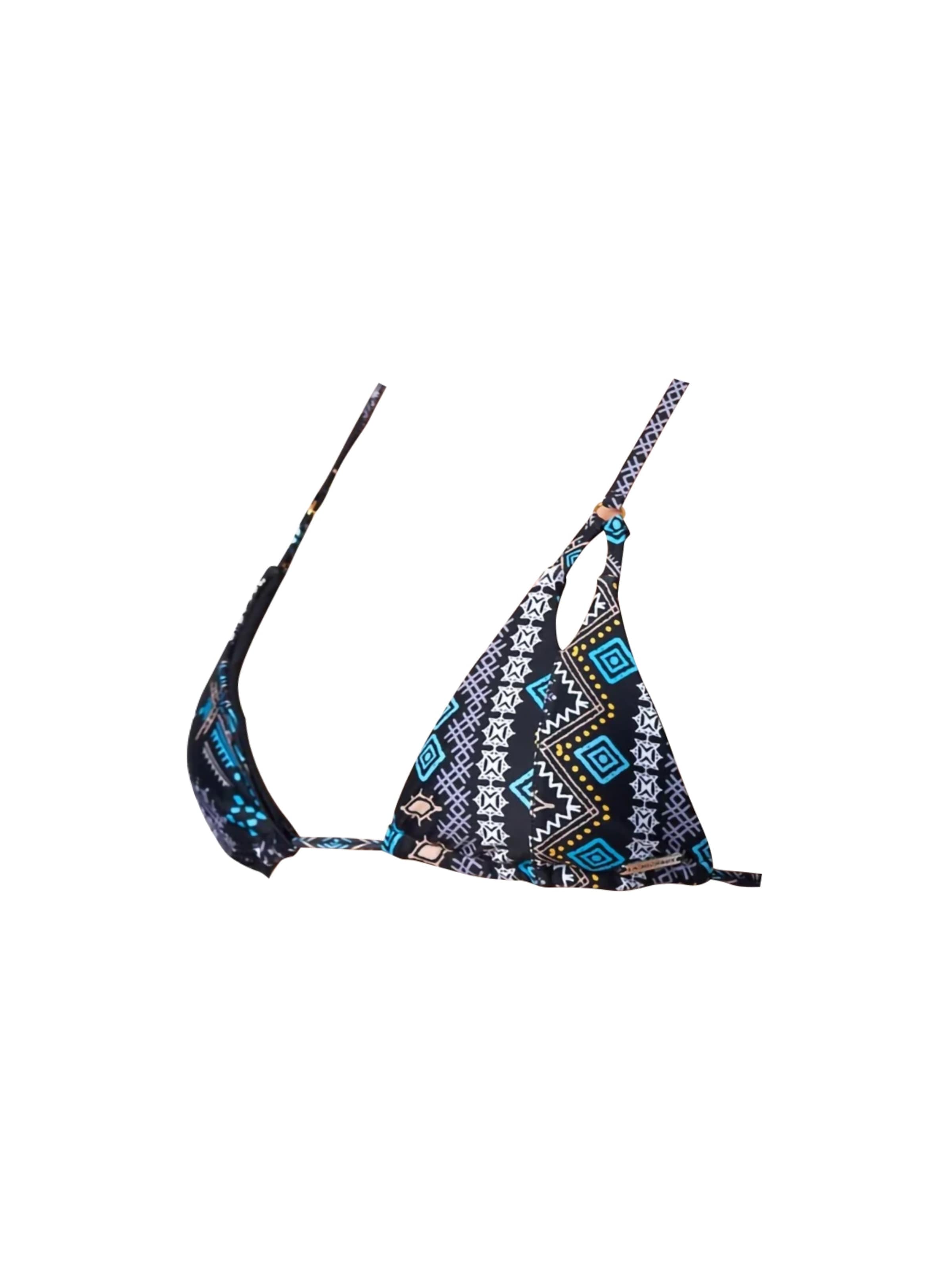 La Michaux Bustier Bikinitop 'LUCIA' in Blauw: voorkant