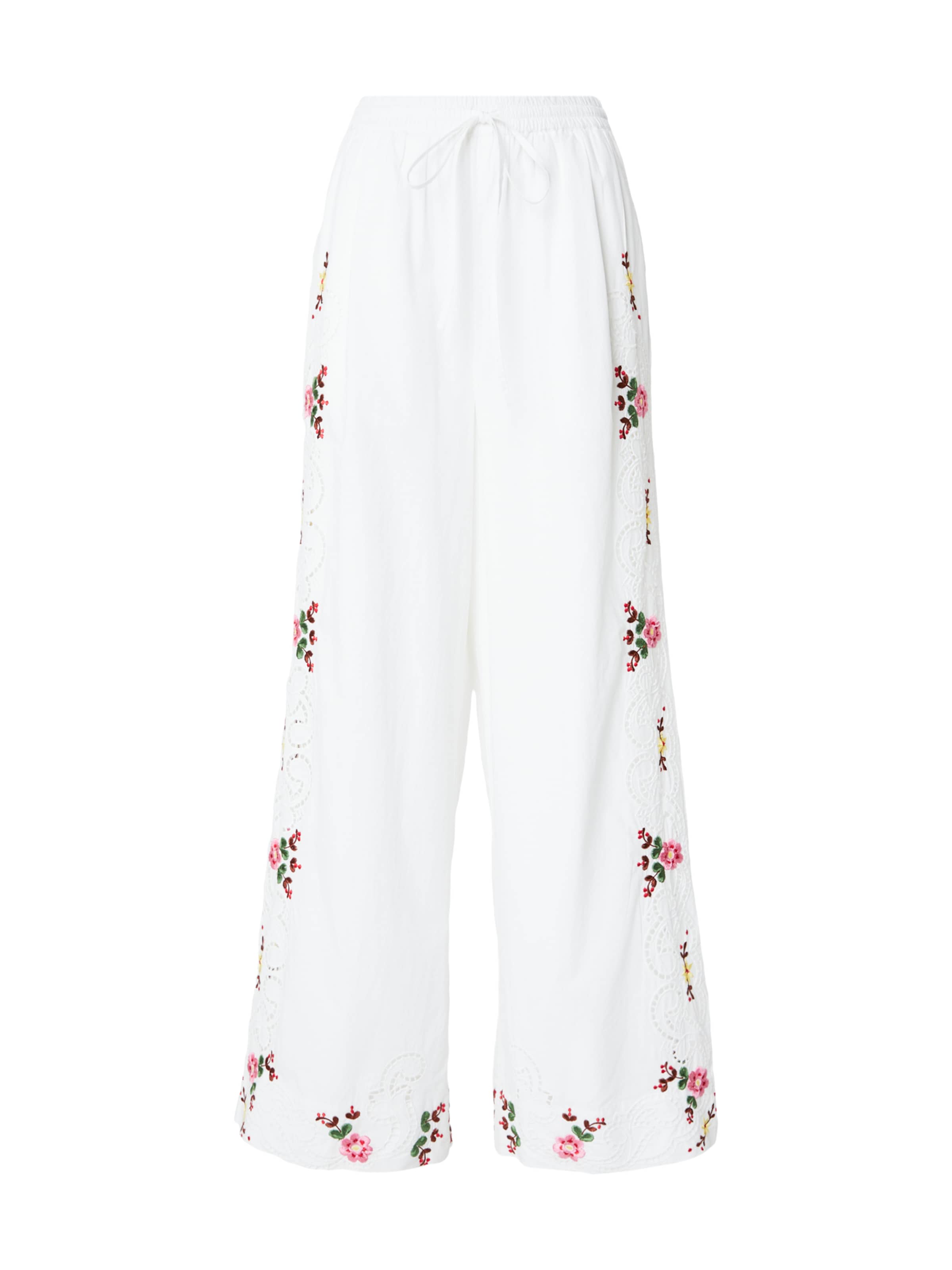 Essentiel Antwerp Hose 'JANAI' in 34 in braun / rosa / rot / weiß, Produktansicht