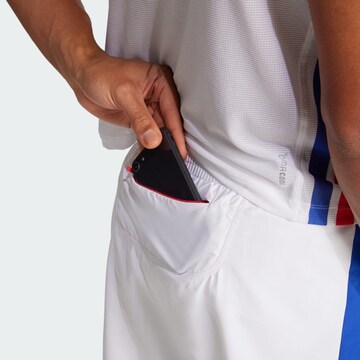ADIDAS PERFORMANCE Regular Sports trousers 'Adizero Retro' in White