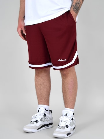 Adam Loosefit Sporthose 'Sweatshorts Basketball Shorts'‌‌‌‌‌‌‌‌‌ in Rot