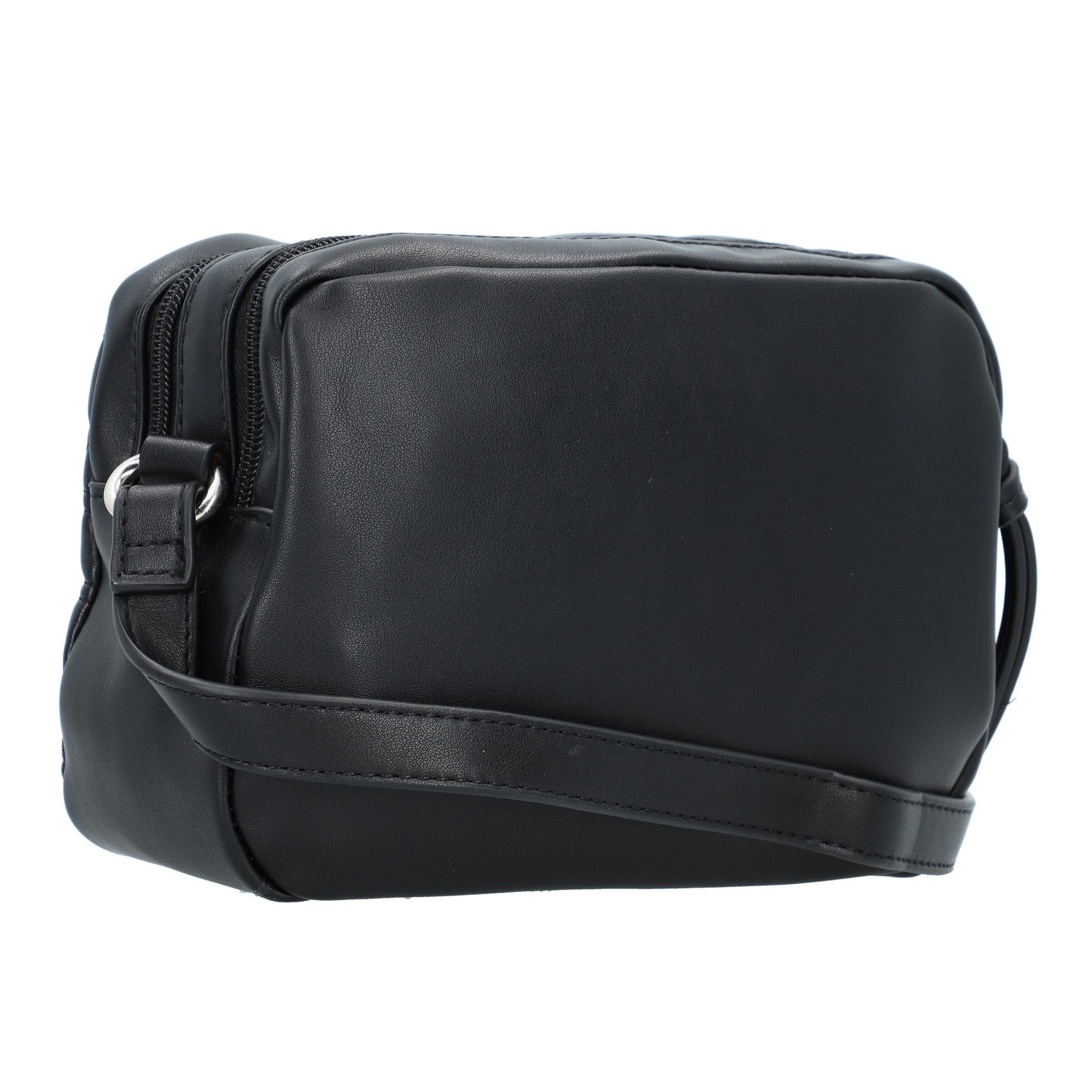 TOM TAILOR Schoudertas 'Juana' in Zwart