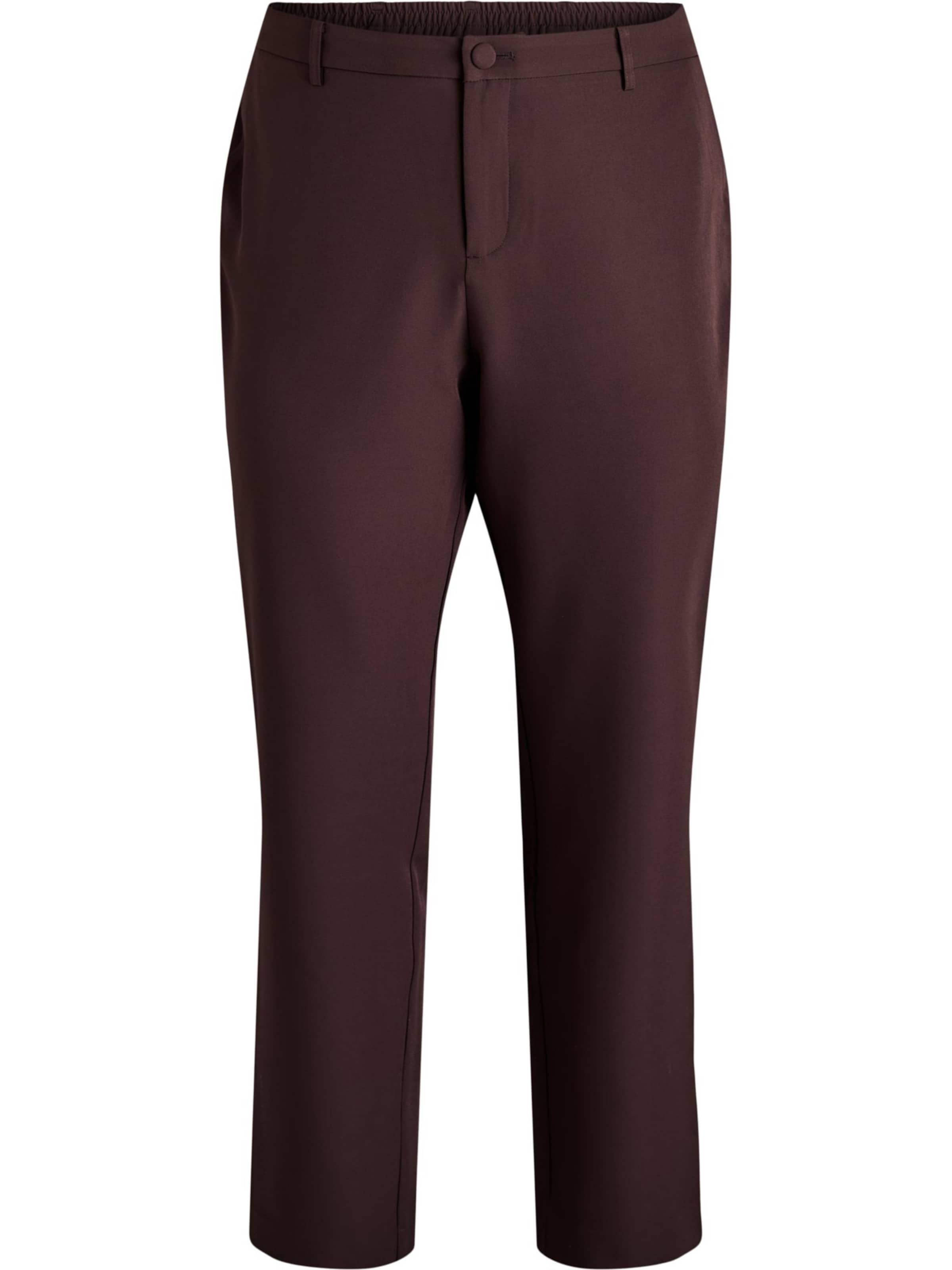 Regular Pantalon Zizzi en marron : devant