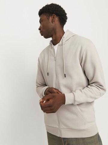JACK & JONES Sweatvest 'JJEBradley' in Beige
