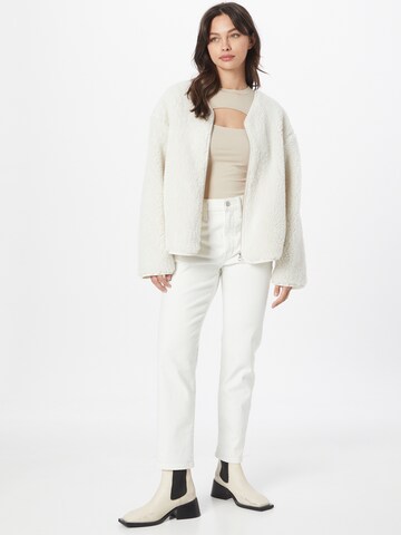 Veste mi-saison 'Alina' WEEKDAY en blanc