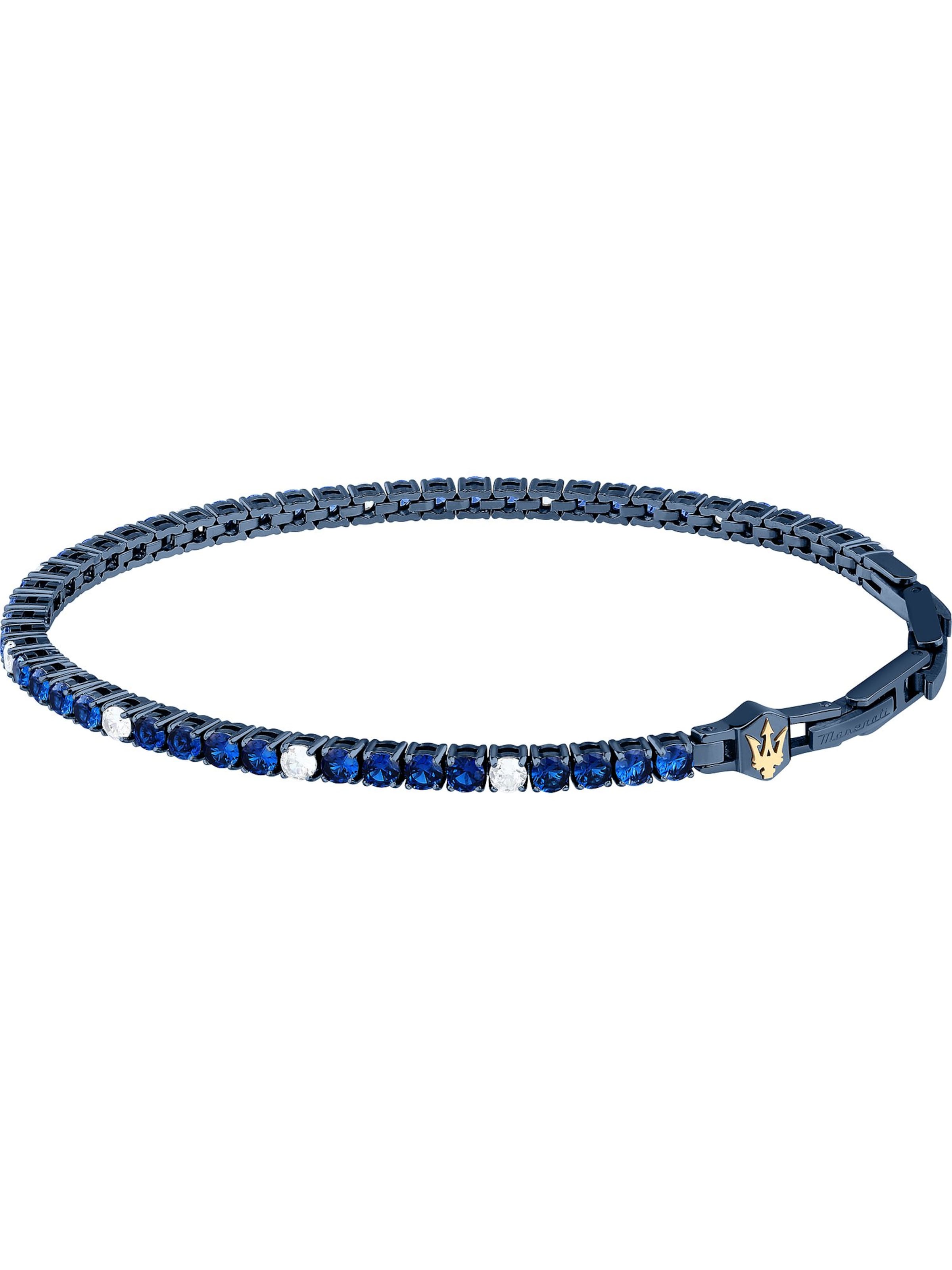Maserati Armband in Blau: Vorderseite