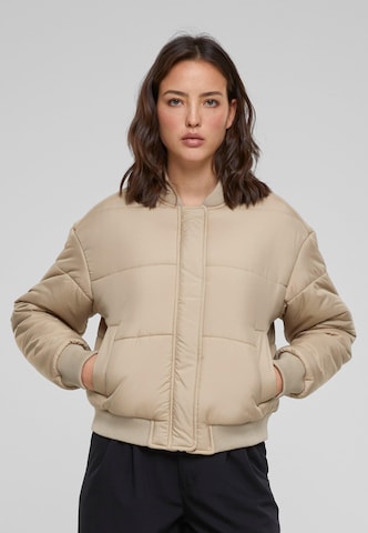 Veste mi-saison Urban Classics en beige : devant