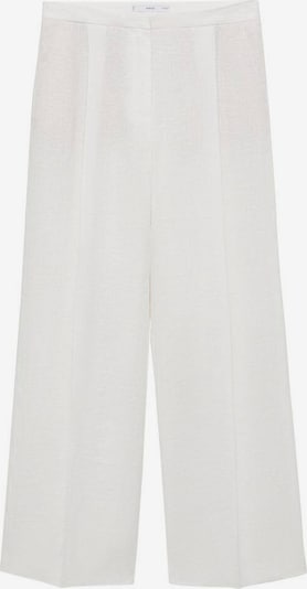 MANGO Hlače s naborima 'Boreli2' u bijela melange, Pregled proizvoda