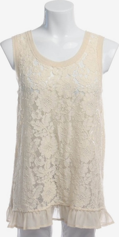 Twin Set Top / Seidentop M in Weiß: Vorderseite