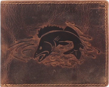 GREENBURRY Wallet in Brown: front