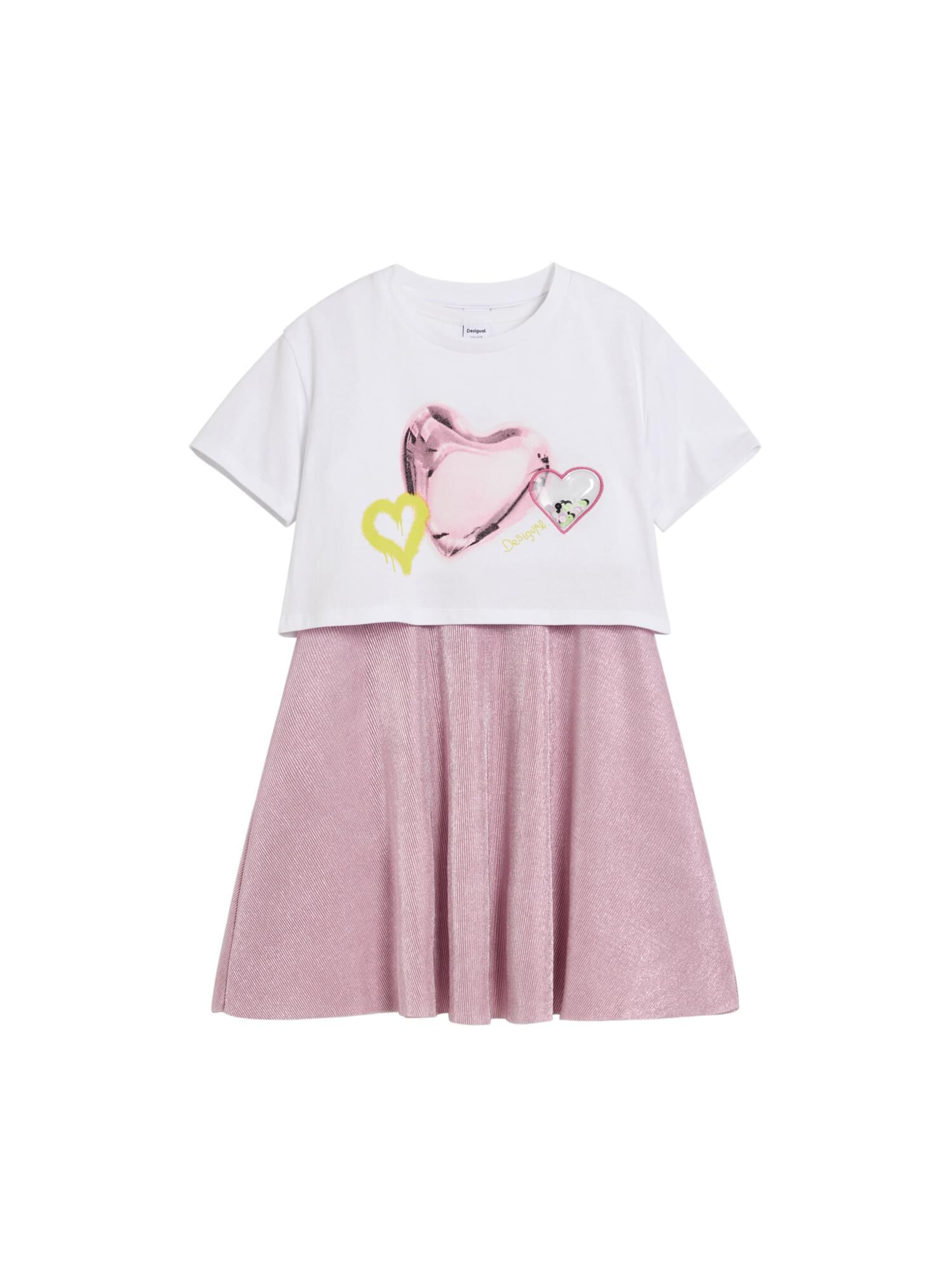 Desigual Sukienka w kolorze różowy: przód