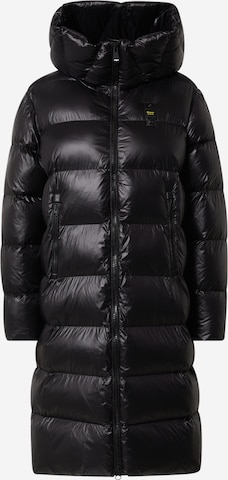 Blauer.USA Between-Seasons Coat 'Sorona' in Black: front