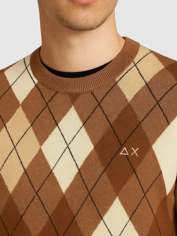 SUN68 Sweater 'K45160' in Brown