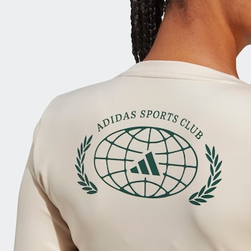 smėlio ADIDAS PERFORMANCE Sportiniai marškinėliai be rankovių 'Sports Club '