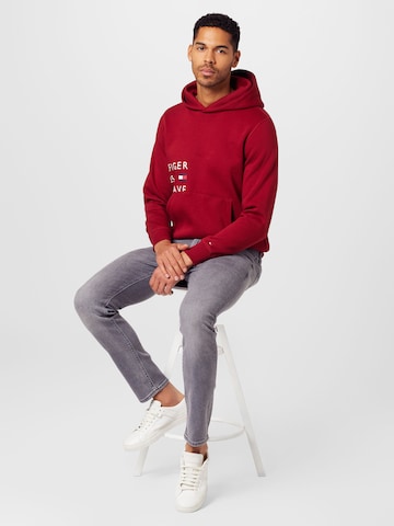 Sweat-shirt TOMMY HILFIGER en rouge