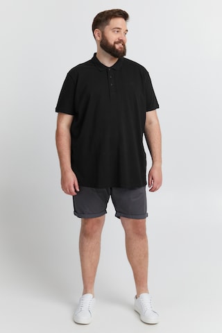 !Solid Poloshirt 'BANJO' in Schwarz