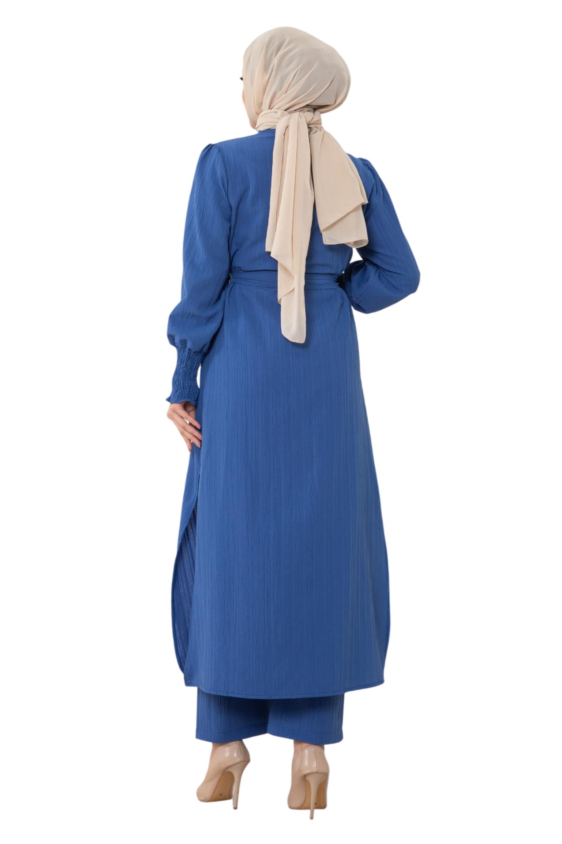 Pantalons de tailleur MODAMIHRAM en bleu